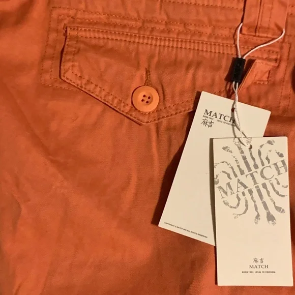 NWT sz 40 Match Matchstick Cargo Shorts - Picture 5 of 12